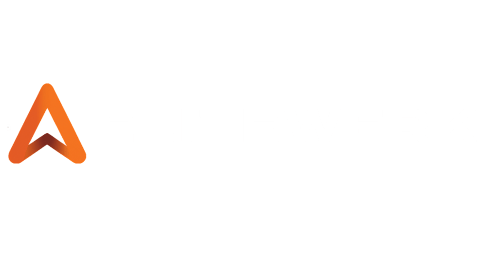 Orangefarbenes A-ähnliches Logo mit weißem Text "ELITEWERK" auf dunkelgrünem Hintergrund.