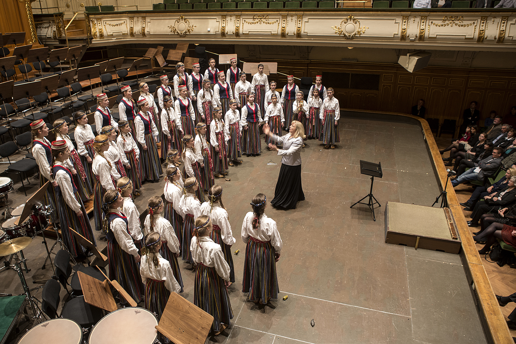 Girls' choir TIARA from Riga at the closing gala in the Stefaniensaal, Voices of Spirit 2016, Graz