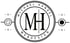 Schwarz-weißes Logo von Michael Handel Webdesign mit den Initialen MH in einem Kreis.