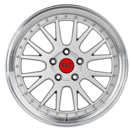 TEC Speedwheels GT EVO Hyper Silver, polished lip