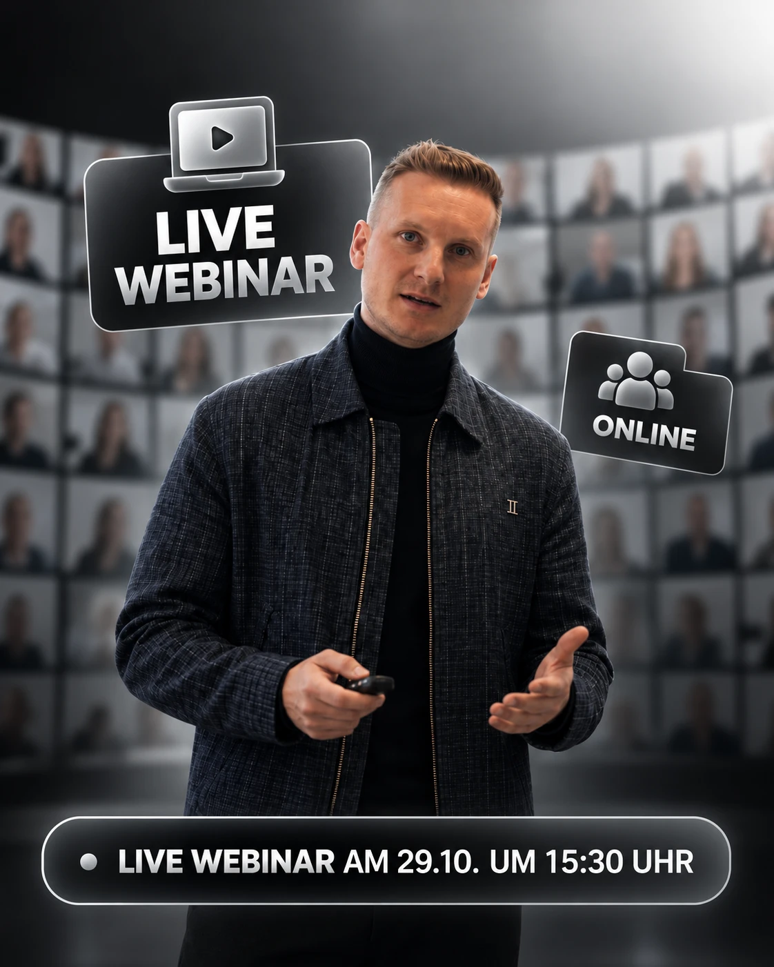 Johannes Landerer, Geschäftsführer von Complimate, im Live-Webinar am 29.10. um 15:30 Uhr