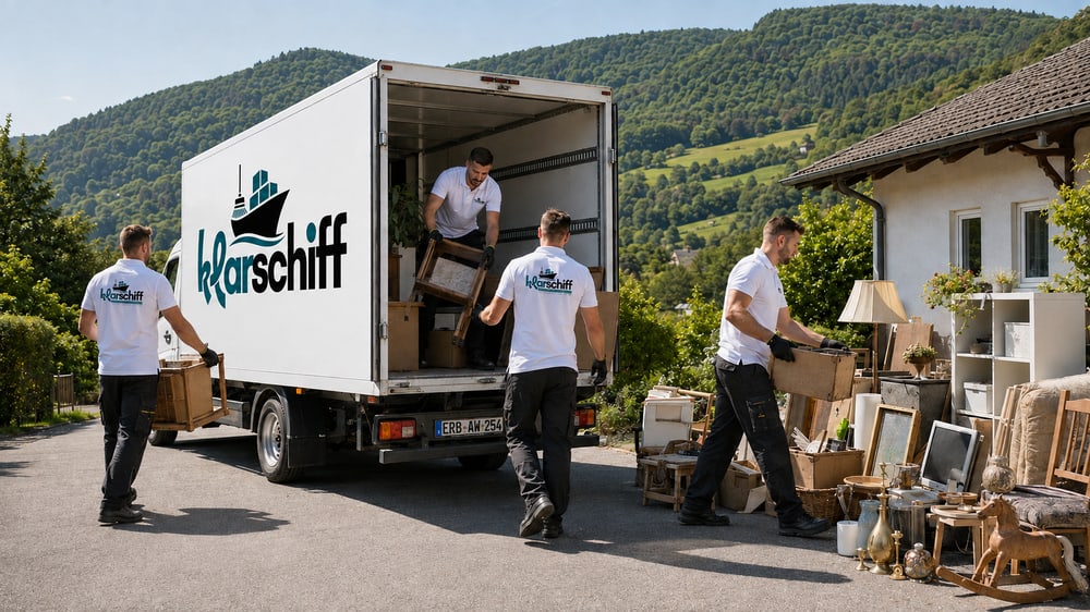 KI-generiertes Symbolbild zur Entrümpelung