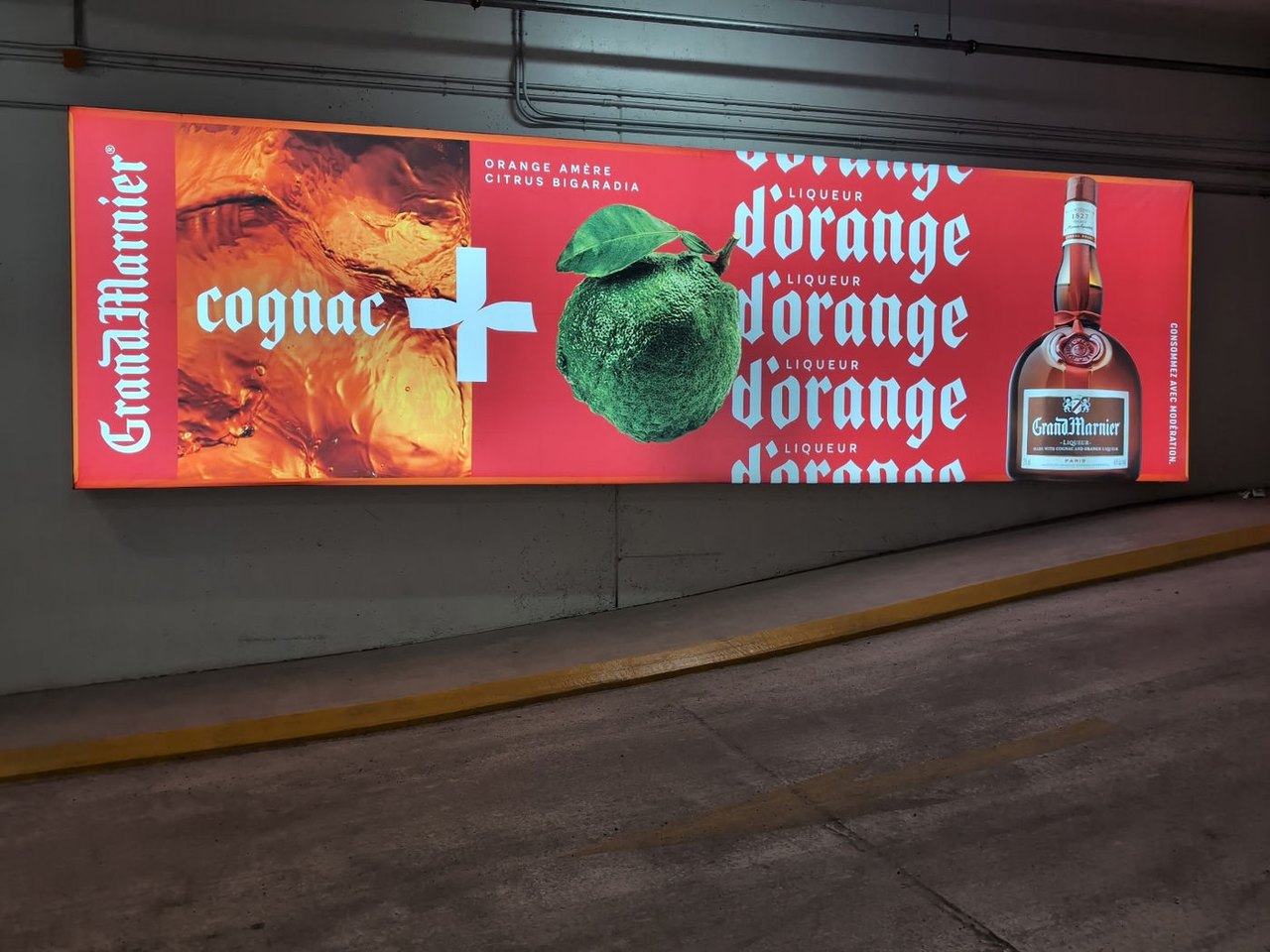 Installation d’un affichage grand format en hauteur
