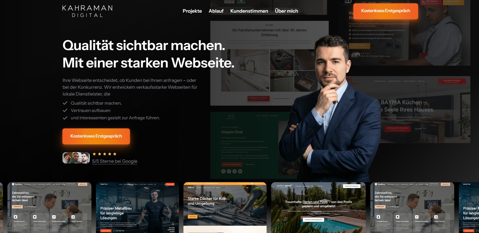 Kadrija Website Vorschau