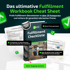 Das ultimative Fulfillment Workbook Cheat Sheet mit Fulfillment Checkliste und Text "Jetzt Zugang sichern".