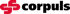 Logo mit einem roten "S" und dem schwarzen Schriftzug "corpuls".