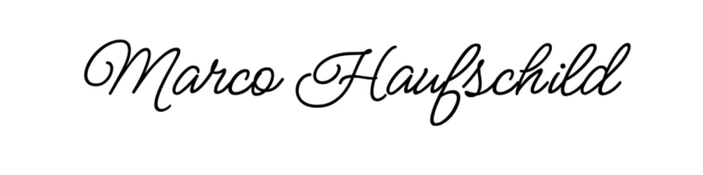 Signatur Marco Haufschild