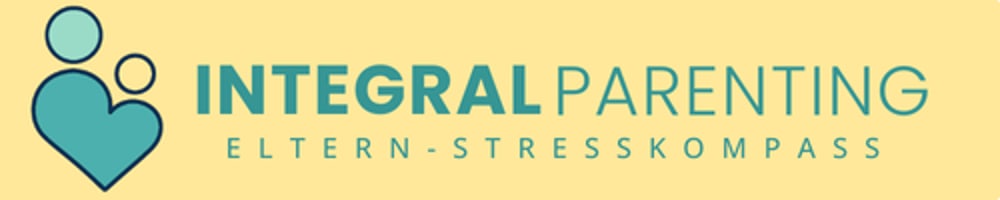 Logo: Herz mit zwei Kreisen, daneben der Text „INTEGRAL PARENTING ADHS COACHING“.
