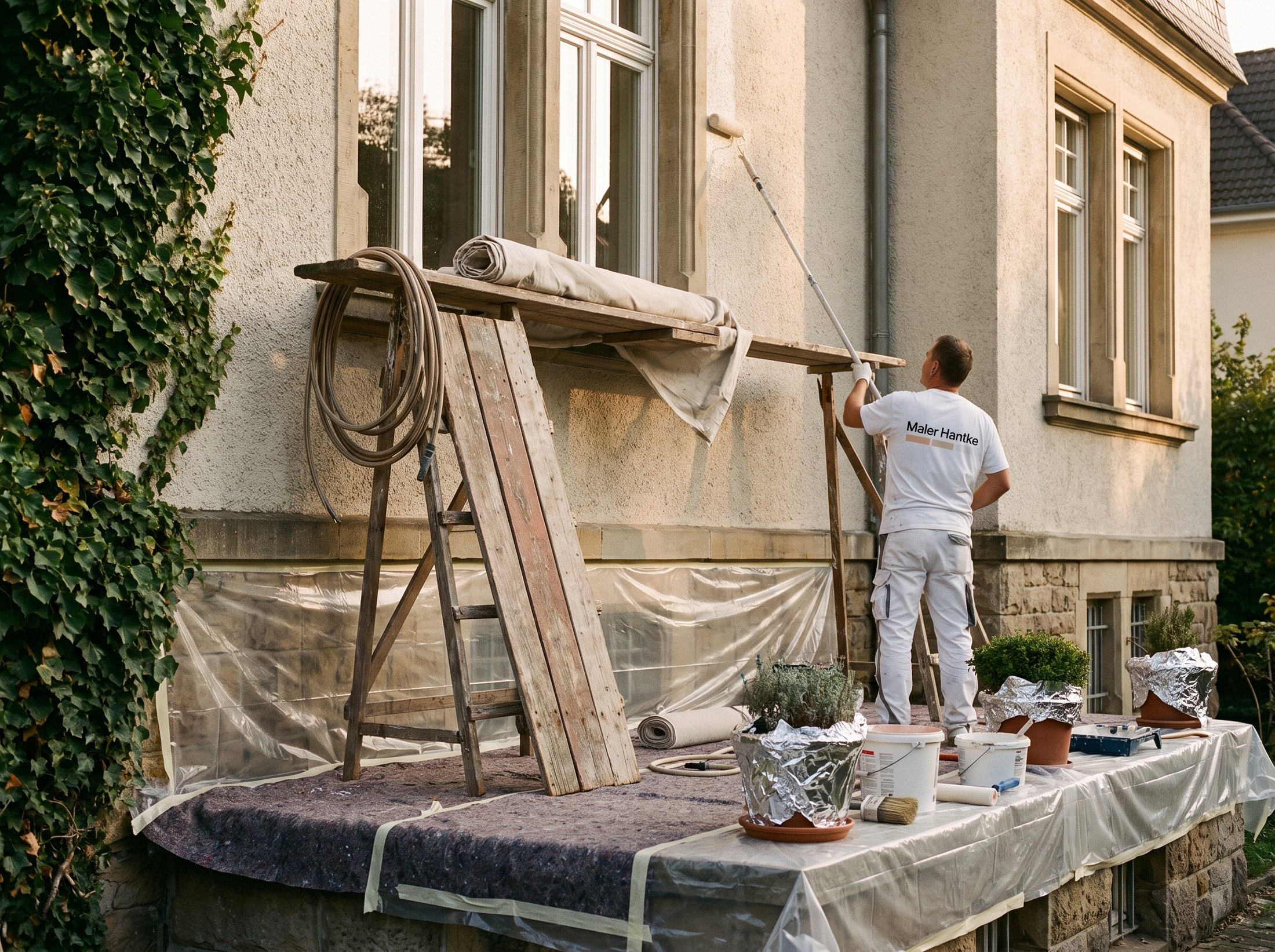 Anstrich mit langlebigem Schutz.