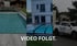 Drei Fotos: Pool im Garten, Poolüberdachung vor Haus, weißer Pick-up mit "Pool express" Logo. Text: VIDEO FOLGT.