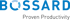 Blaues Bossard-Logo mit Schriftzug "Proven Productivity" darunter.