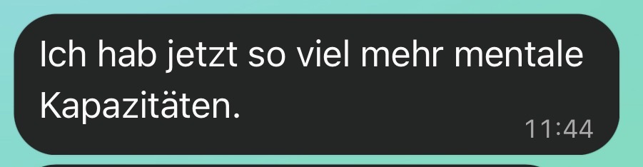 Feedback einer Kundin