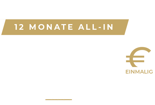 Christmas Special: 12 Monate All-In für einmalig 279€ statt 599€. Nur für kurze Zeit.