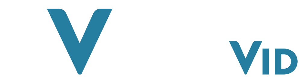 Logo mit den Buchstaben "AV" in Weiß und Blau, gefolgt von "AUDYVID" in Weiß und Blau auf grünem Hintergrund.