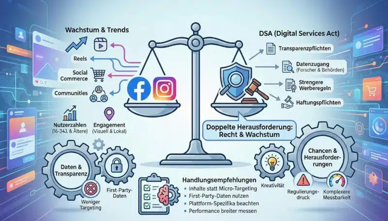 Instagram & Facebook: DSA, Daten & Wachstumstrends