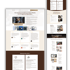 Website-Designs auf Laptop und Smartphone zeigen Texte, Bilder und Kundenrezensionen.