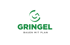 Grünges Logo von Gringel mit einem stilisierten "G" oben und dem Text "BAUEN MIT PLAN" darunter.