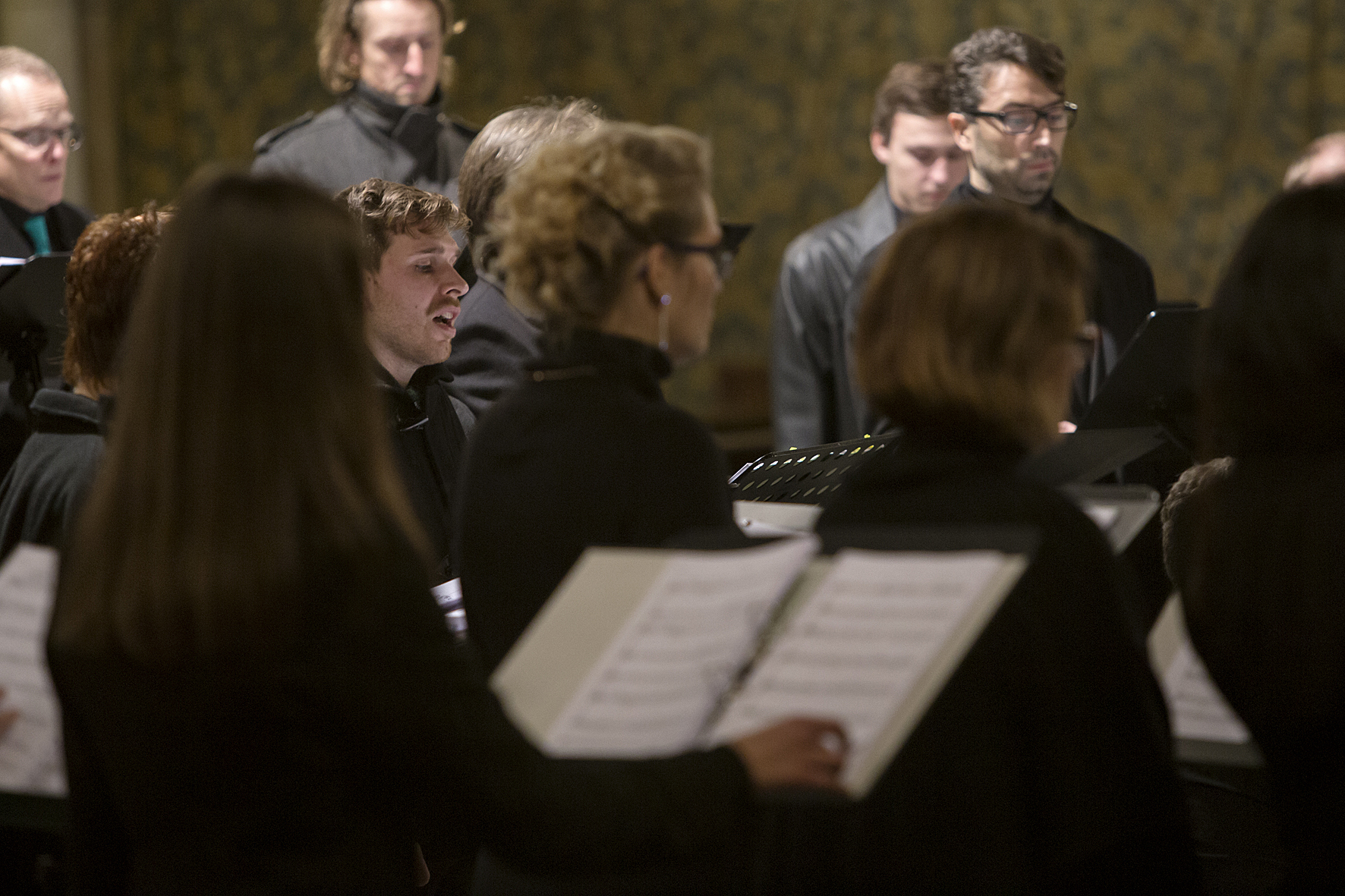 Rascher Saxophone Quartet with Vocalforum Graz at the 72 Angels premiere in the Herz-Jesu-Kirche, Voices of Spirit 2016, Graz