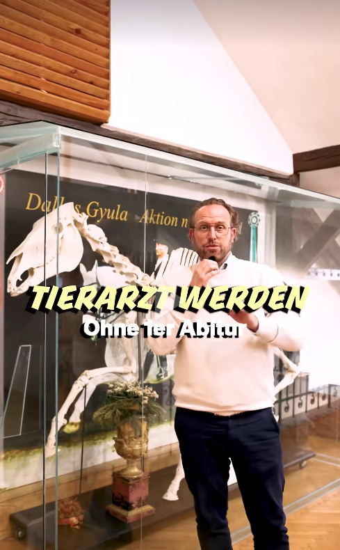 Standbild aus dem Video über das Tiermedizinstudium in Budapest
