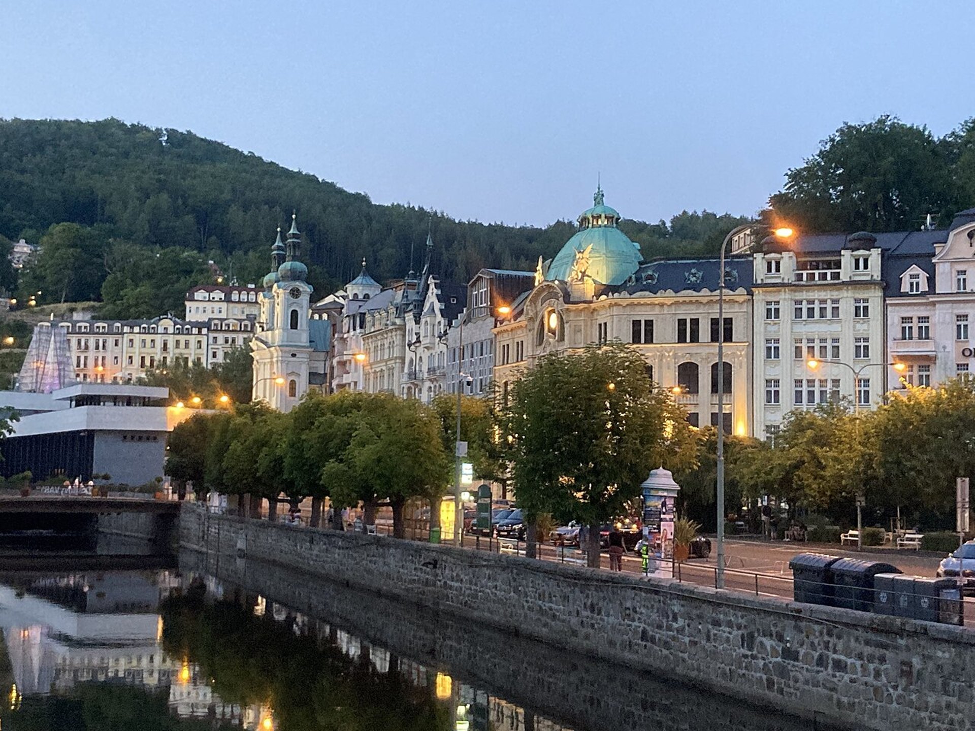 Abend an der Tepl