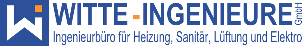 WITTE-INGENIEURE GmbH Logo: Ingenieurbüro für Heizung, Sanitär, Lüftung und Elektro.