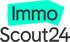 Das ImmoScout24 Logo mit dem Wort „Immo“ auf einem türkis-grünen Band und „Scout24“ darunter.