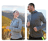 Smiling runners enjoying an active lifestyle for better health outdoors