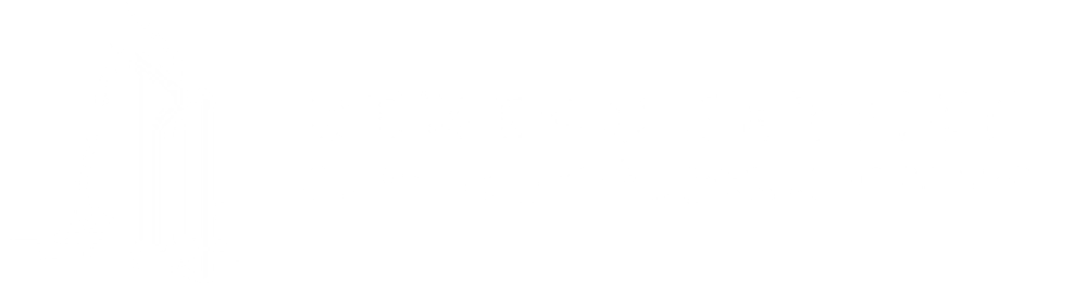 Logo mit stilisierten Gebäuden und dem Text "DEMECO SERVICE GLAS- & GEBÄUDEREINIGUNG".