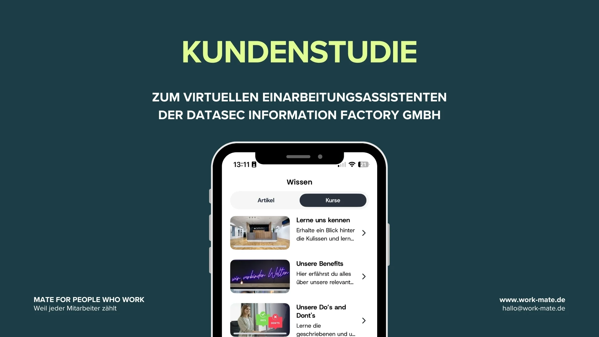 Kundenstudie: Nutzen von work.mate im Onboarding