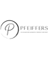 Logo: Schwarzes "P" in Kreis, Text "PFEIFFERS", darunter "KULINARISCHE MOMENTE, PERFEKT SERVIERT".