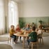Gedeckter Kindertisch