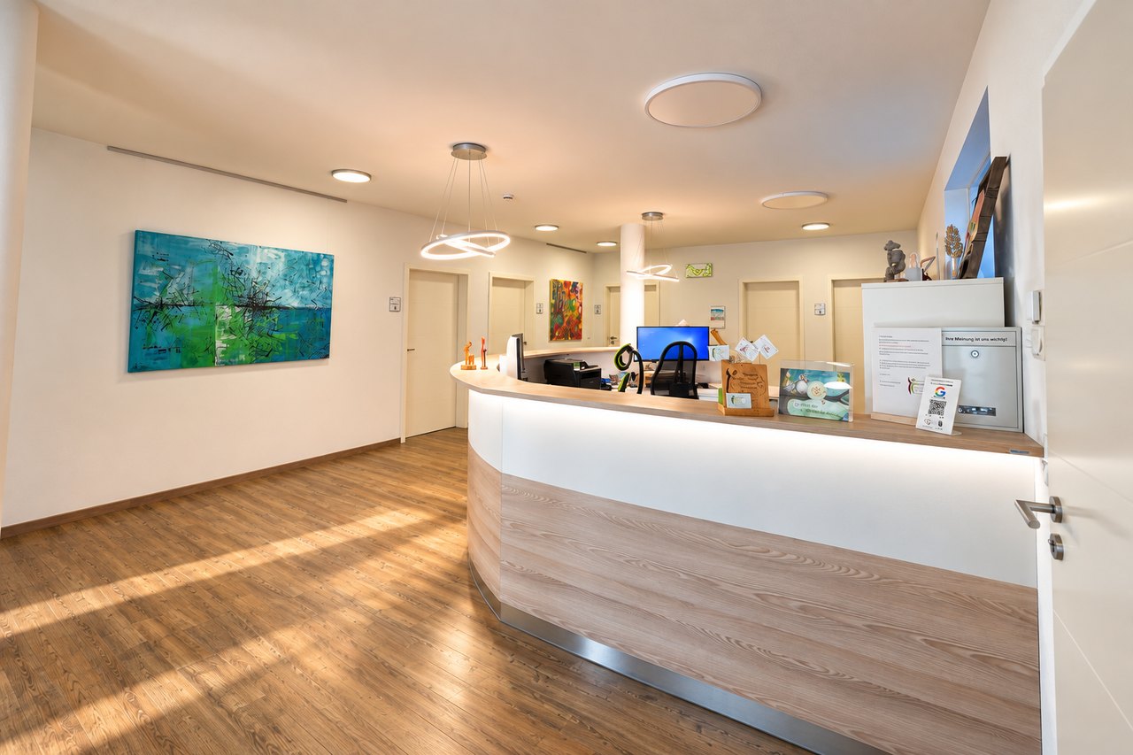Empfang des Therapie Haus Schwab