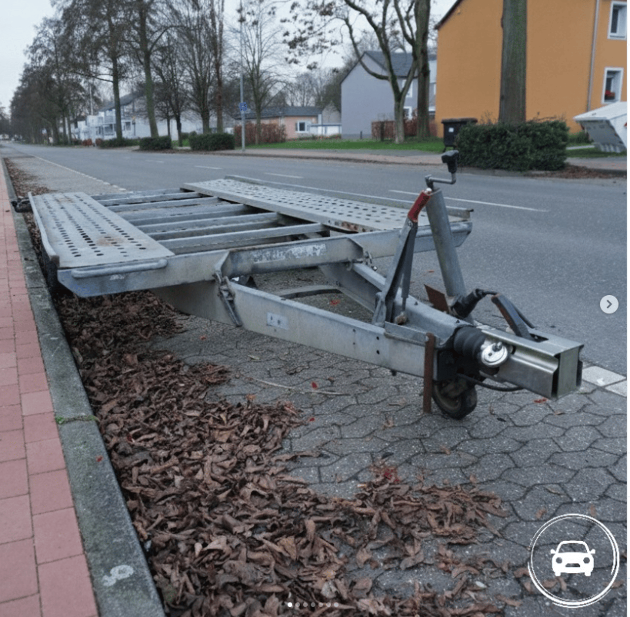 Fahrzeug und Ausrüstung während der Beweissicherung