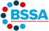 Blaues „BSSA“-Logo mit „BOSCH SERVICE STRATEGIE AUSSCHUSS“ darunter, umgeben von roten, blauen und dunkelblauen Kreisen.