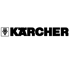 Kärcher Logo in Schwarz mit einem stilisierten K am Anfang auf grünem Hintergrund.