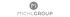 Michlgroup Logo mit weißem "Mi" in grauem Kreis und Text "MICHLGROUP".