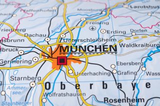 München und Oberbayern Karte