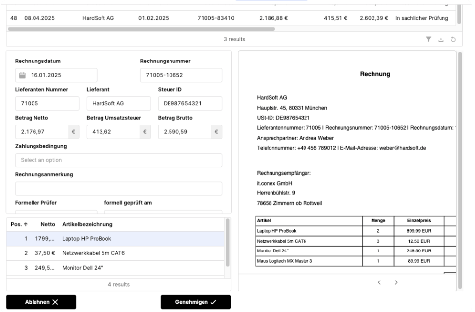 Individueller Freigabe-Workflow