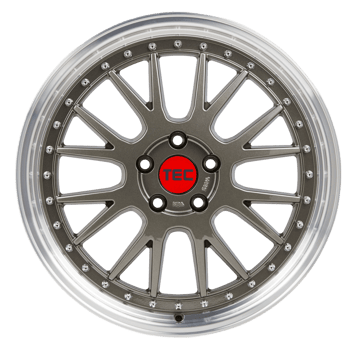 TEC Speedwheels GT EVO Titanium Gloss, polished lip