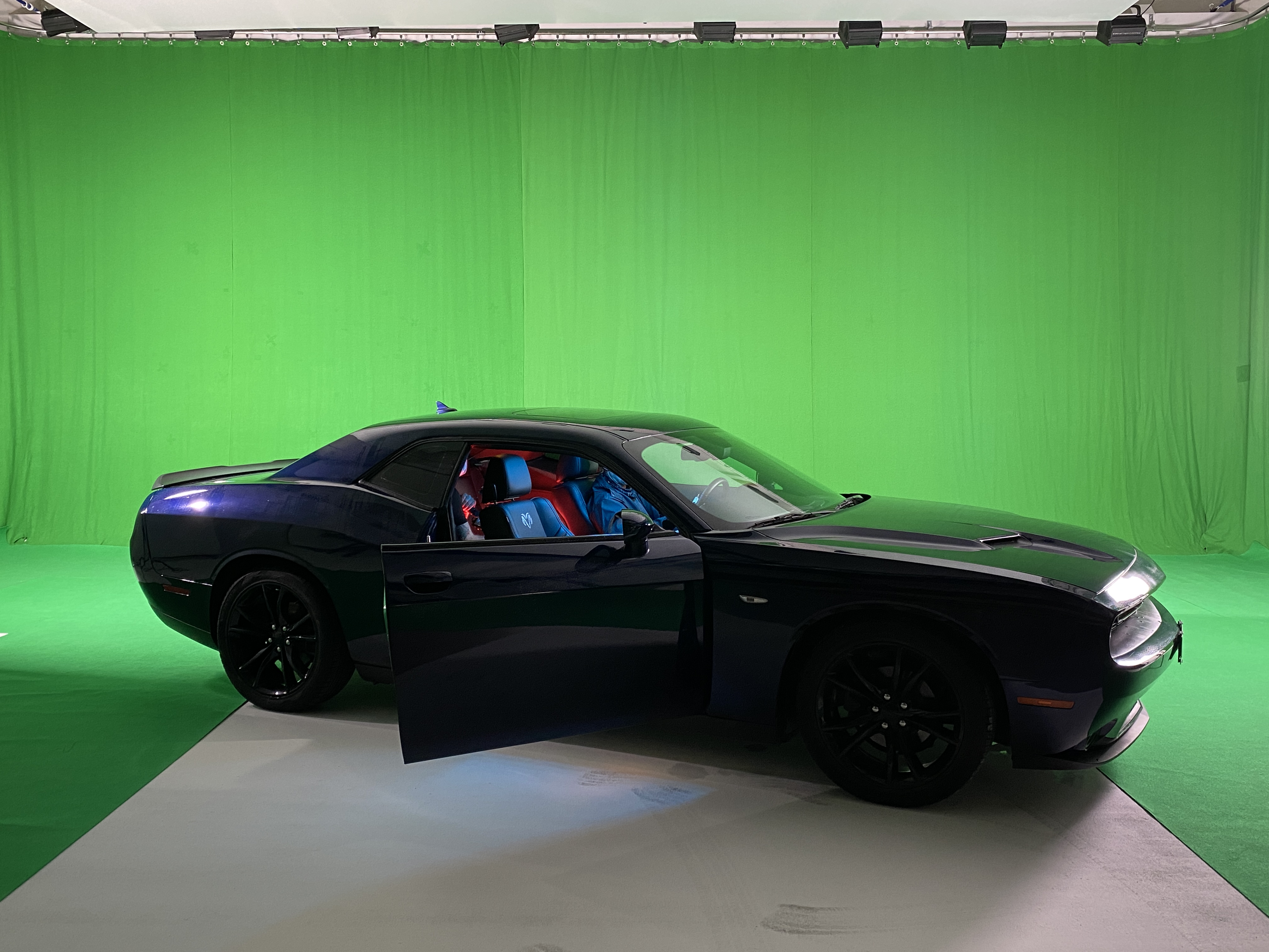 Hohlkehle als Greenscreen im Mietstudio Tor 21