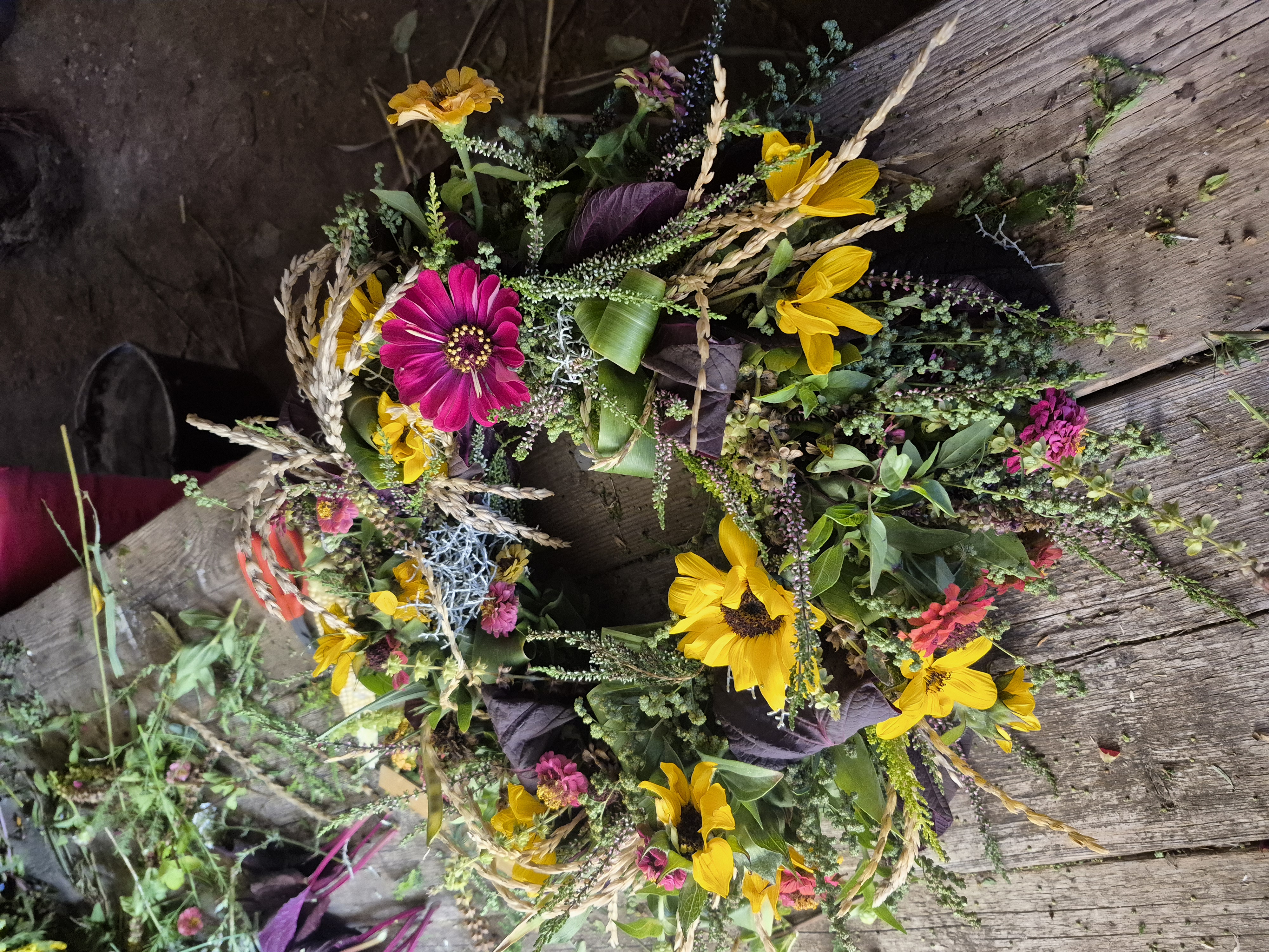 Deinen Blumenkranz gestalten