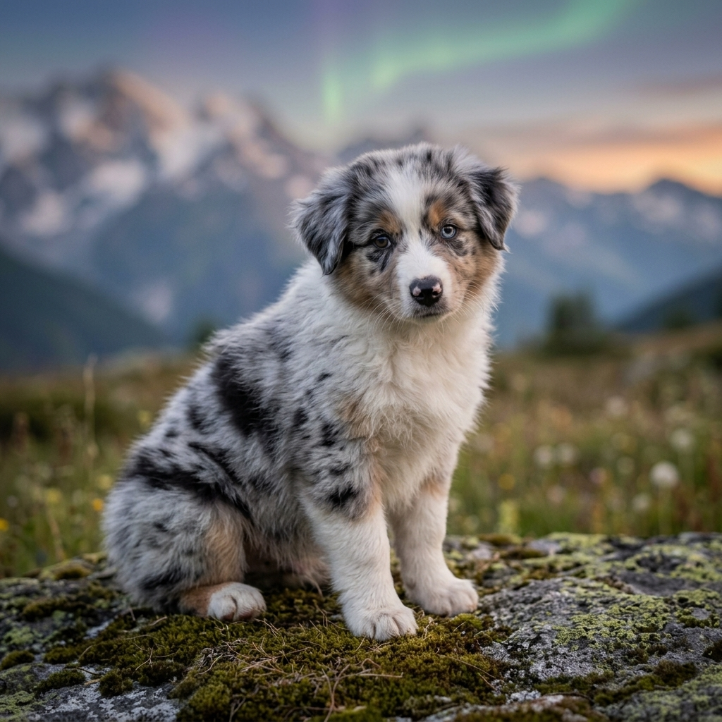 Welpe 1, Rüde, Blue Merle