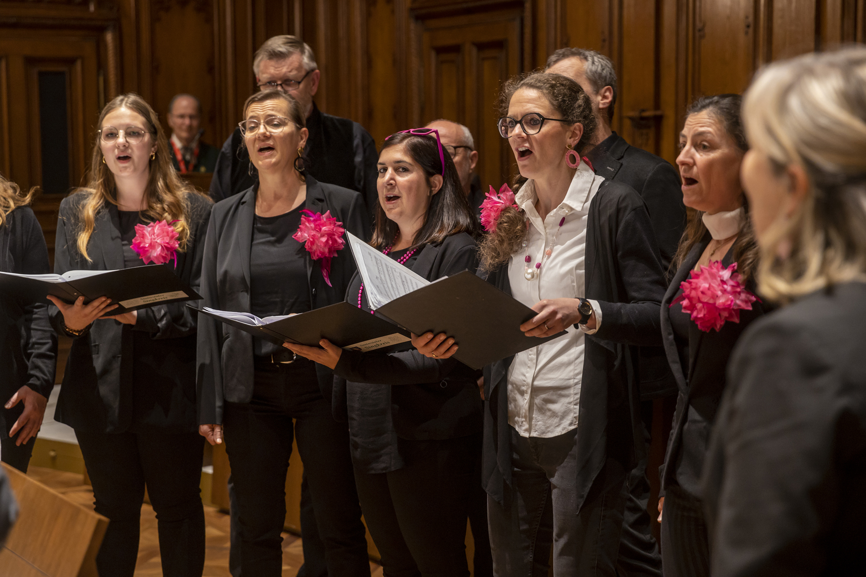 Singkreis Stainztal singing at the Long Night of Choirs 2023 in Graz