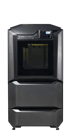 Grauer Stratasys F770 3D-Drucker mit Sichtfenster und Bedienfeld.