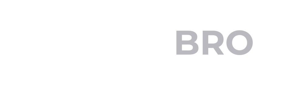 Schwarzer Hintergrund mit dem Wort "THERABRO", wobei "THETA" schwarz und "BRO" hellgrau ist.