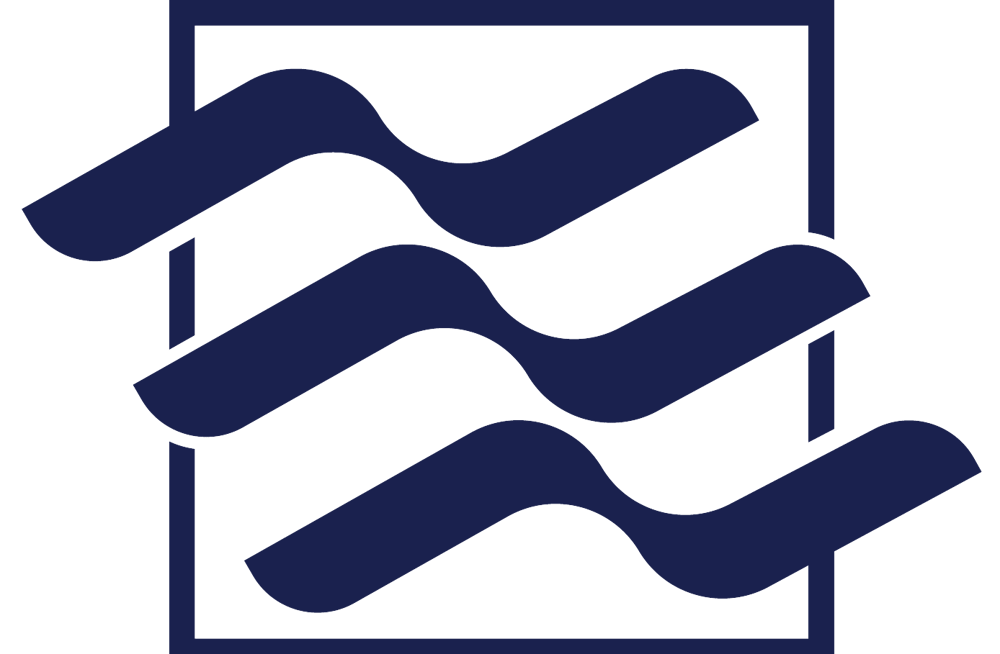 Dunkelblaues COREY Logo ohne Schrift.