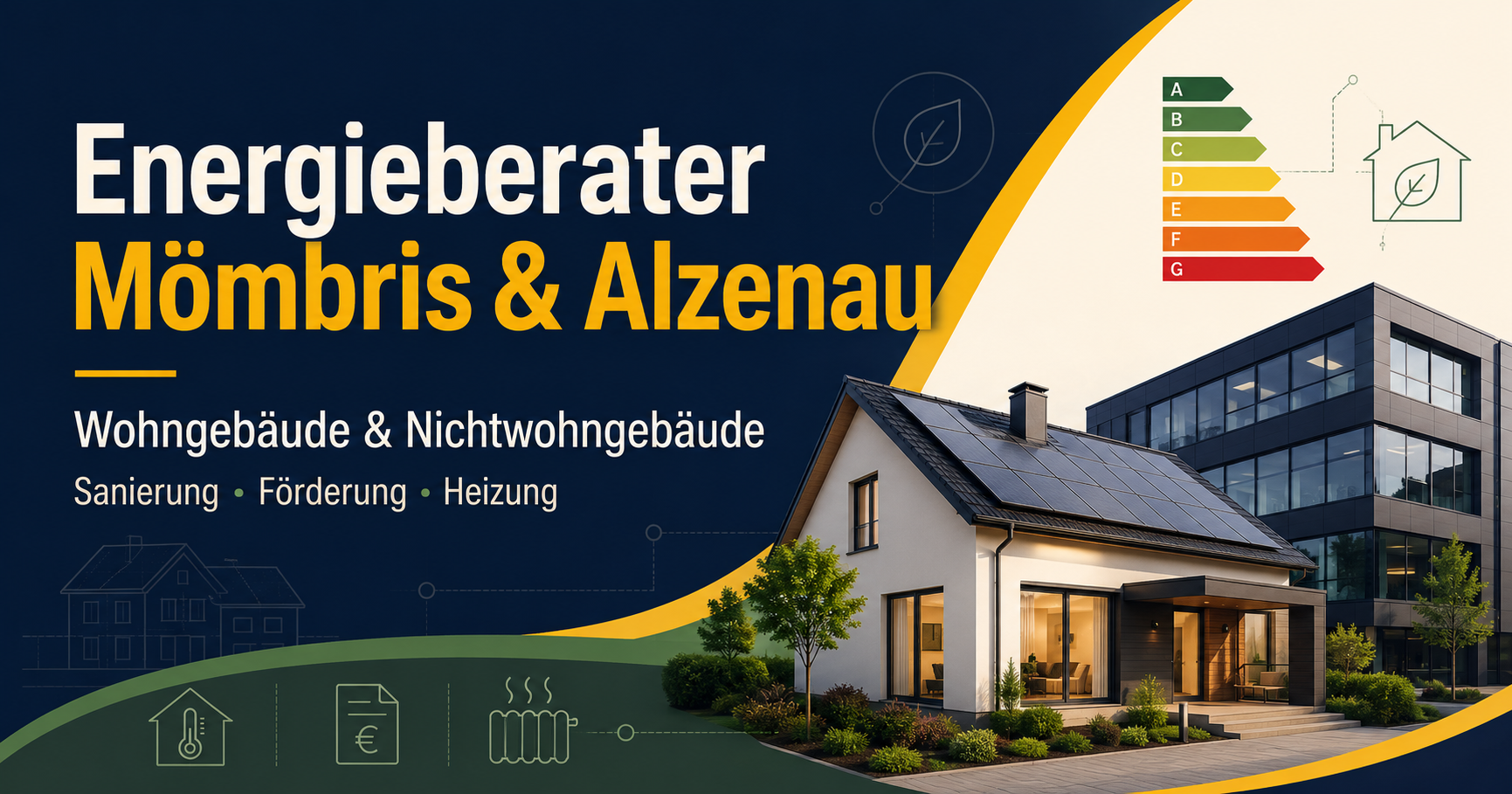 Energieberatung für Wohngebäude und Nichtwohngebäude in Mömbris und Alzenau