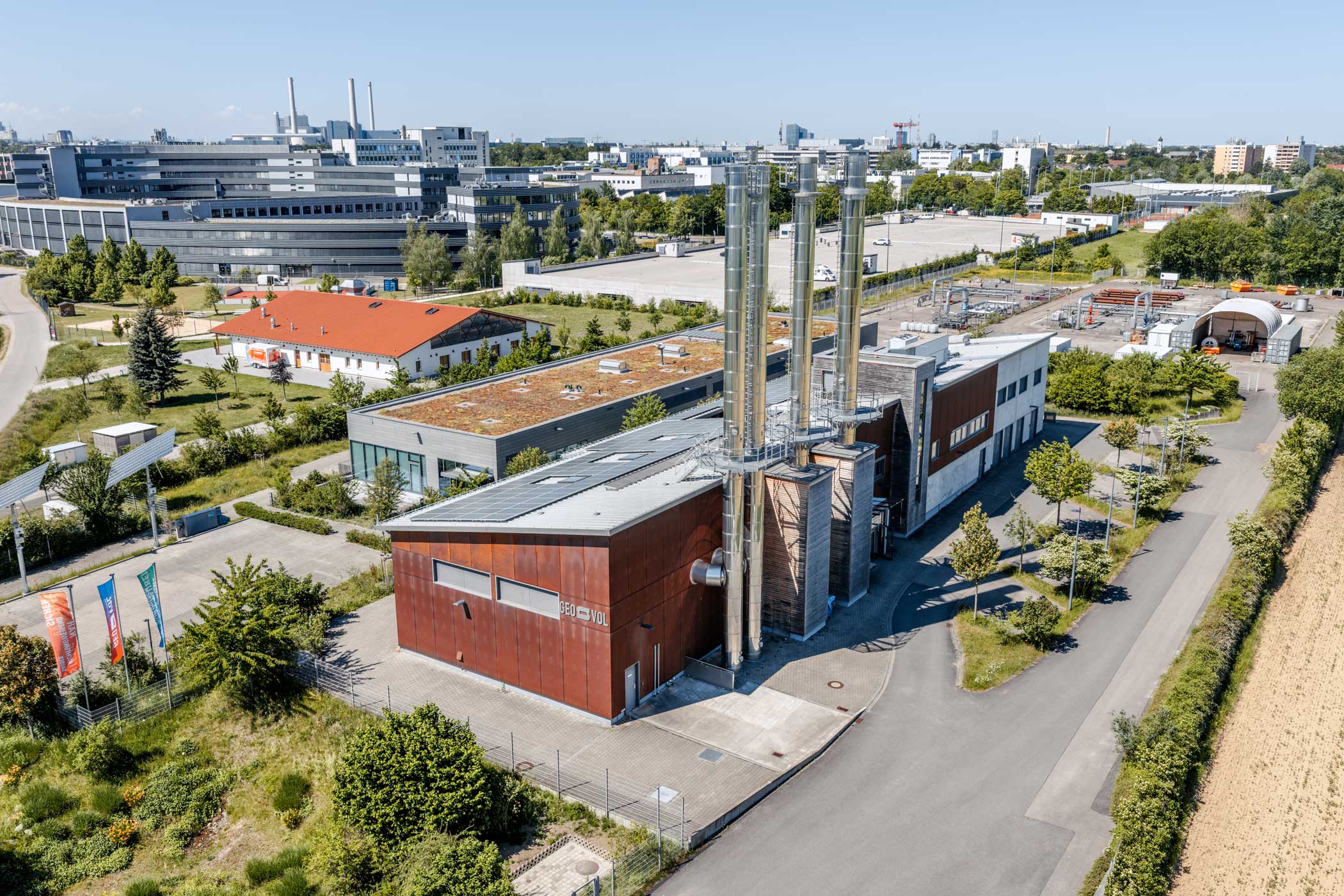 Geothermie-Energiezentrale Unterföhring