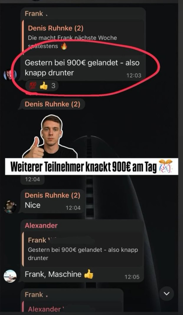 Kundenergebnis 900 €