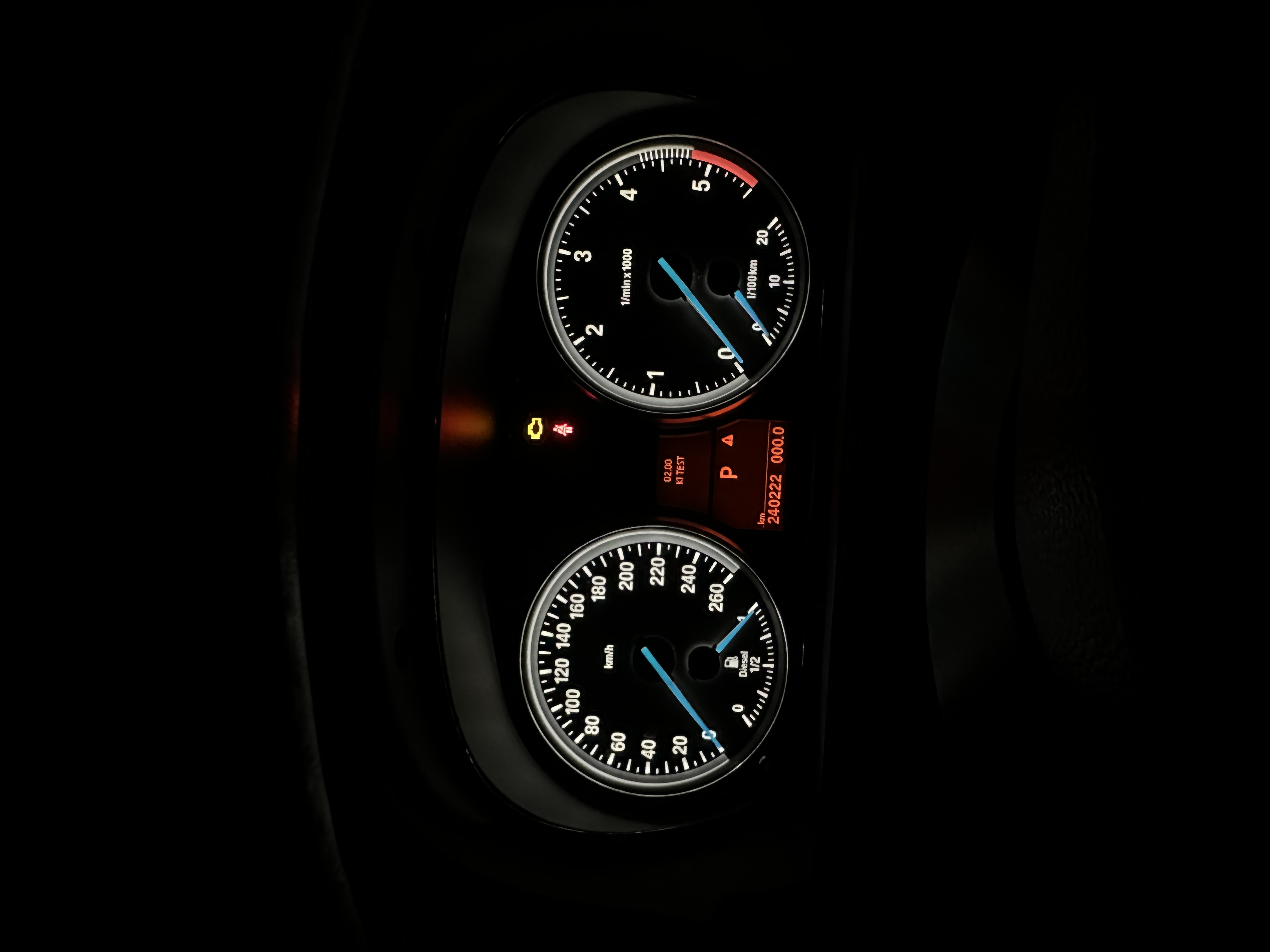 BMW E90 Blaue Nadeln Ohne Display
